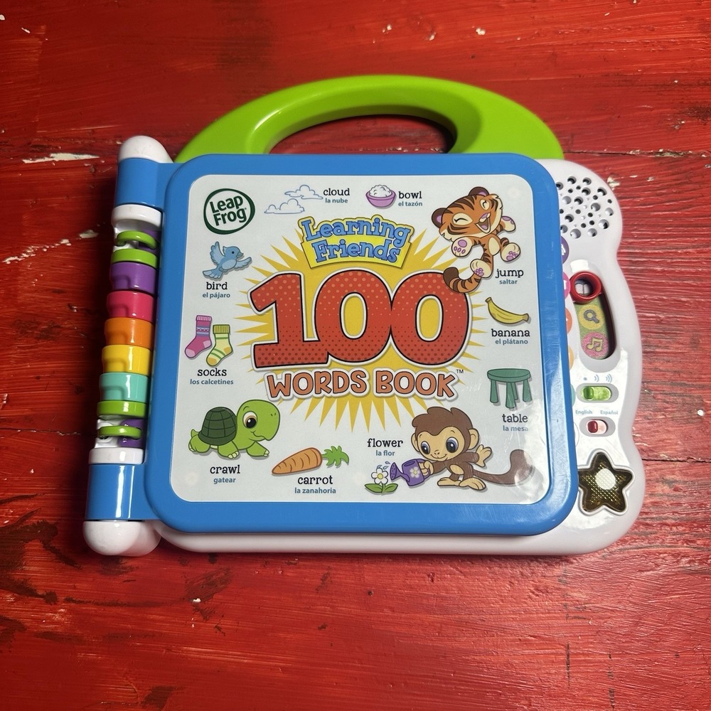LeapFrog Learning‎ Friends 100 Words Book Leap Frog Interactive Tested WORKS!